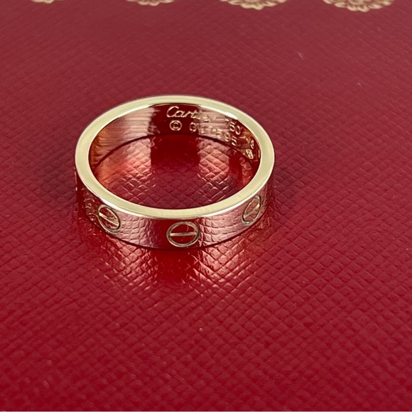 Authentic Cartier Live Ring Rose Gold 48 - Picture 6 of 10